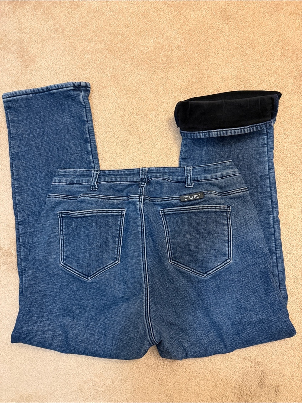 Cowgirl Tuff Women's Fleece Lined Boot Cut Jeans